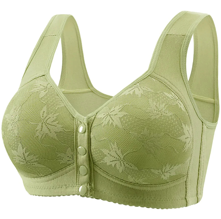 Plus Size Front Closure Push-Up Bra